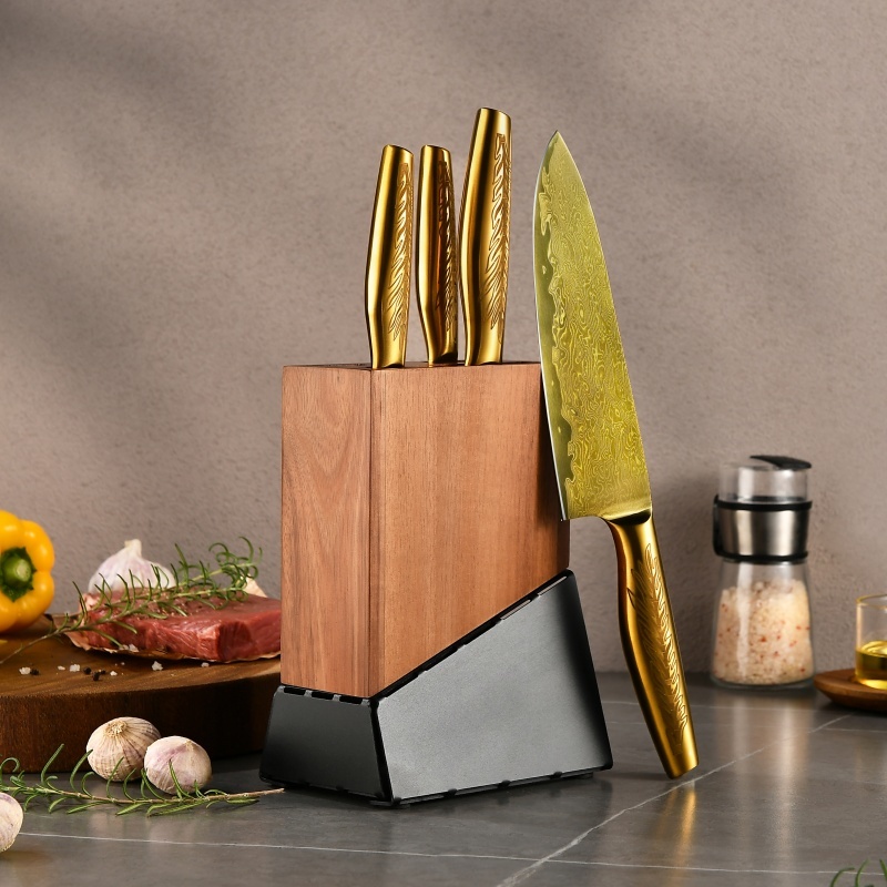 Damascus Steel Handle Knife