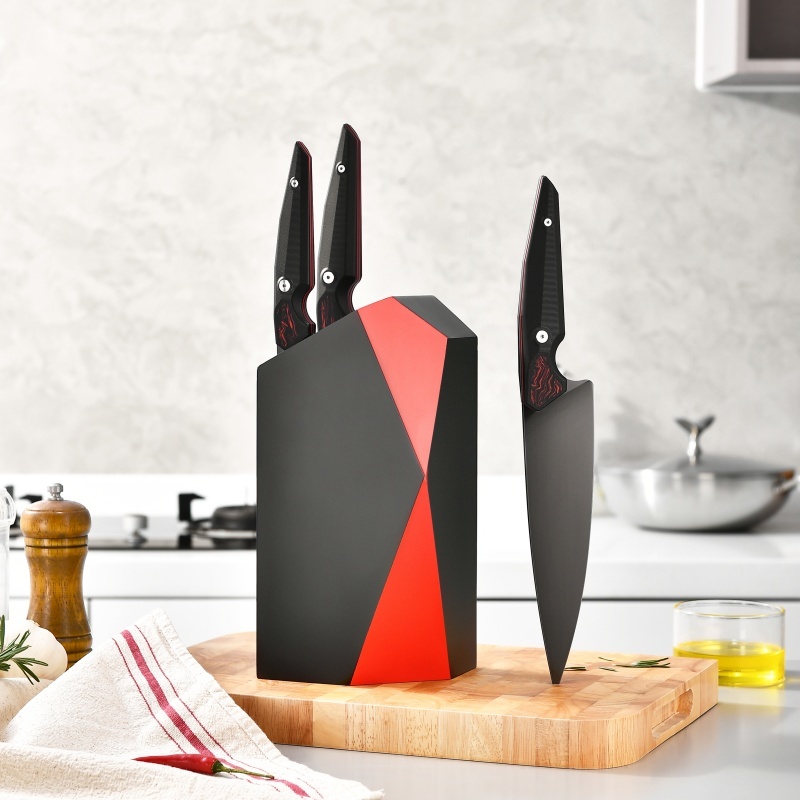 Rubber Wood Knife Holder