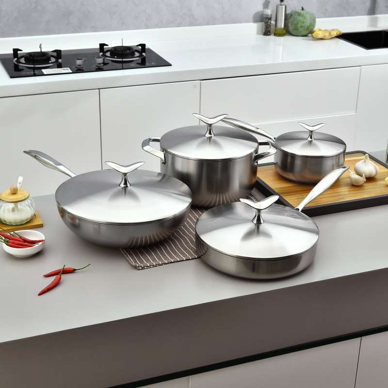Four-Piece Stainless Cookware