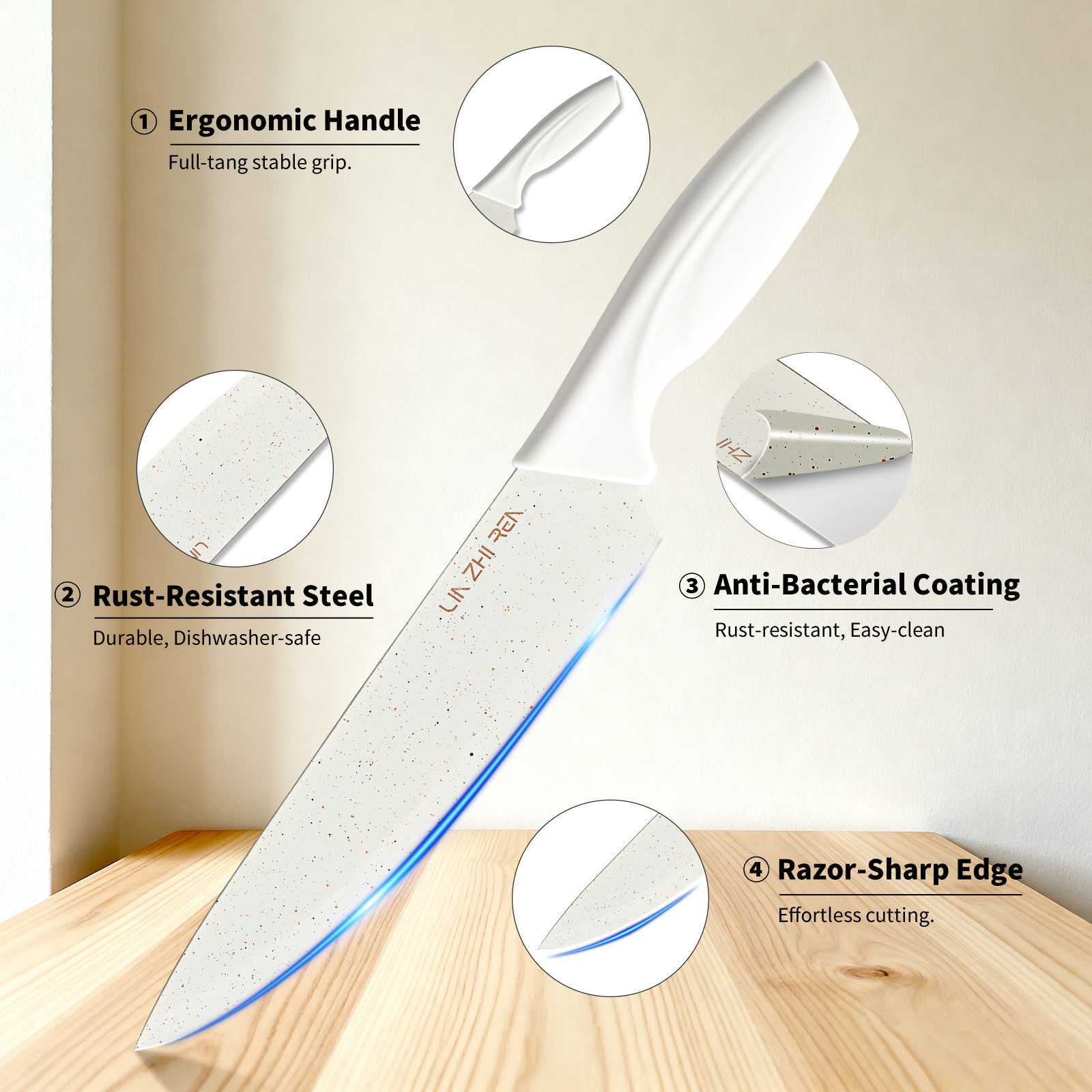 13 Pcs Kitchen Knife Set — view 4