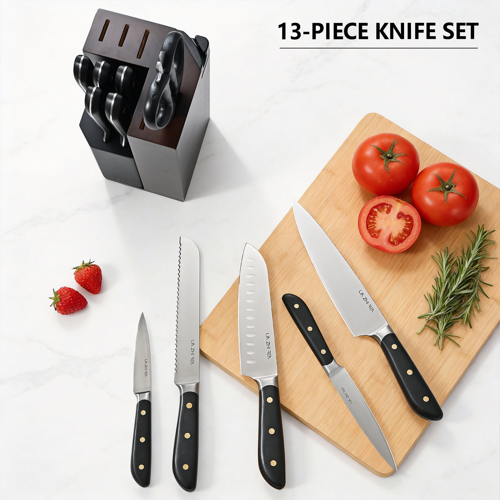14 Pcs Kitchen Knife Set — view 4